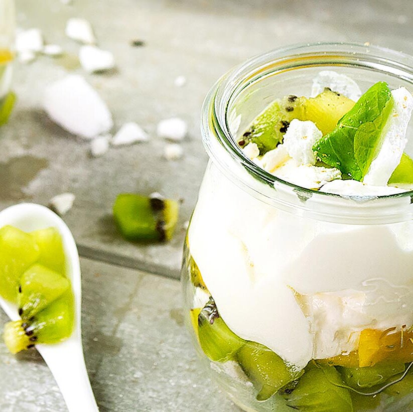 GAZi Rezepte Sahnejoghurt Mini-Pavlova