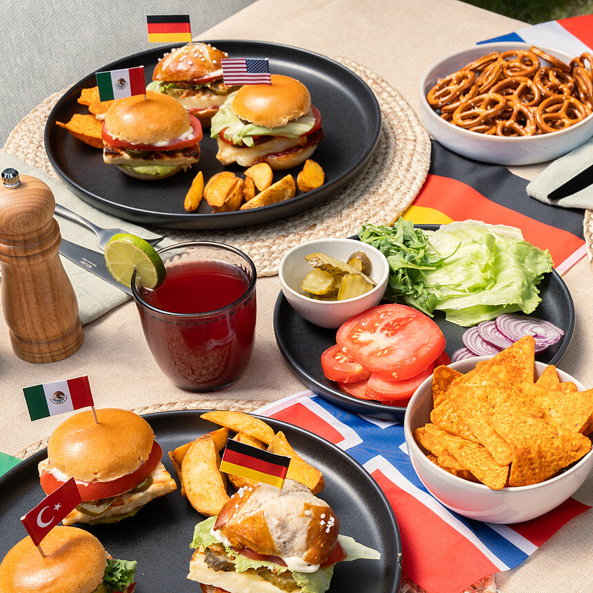 Mini Grillkäse-Burger (Around the World)