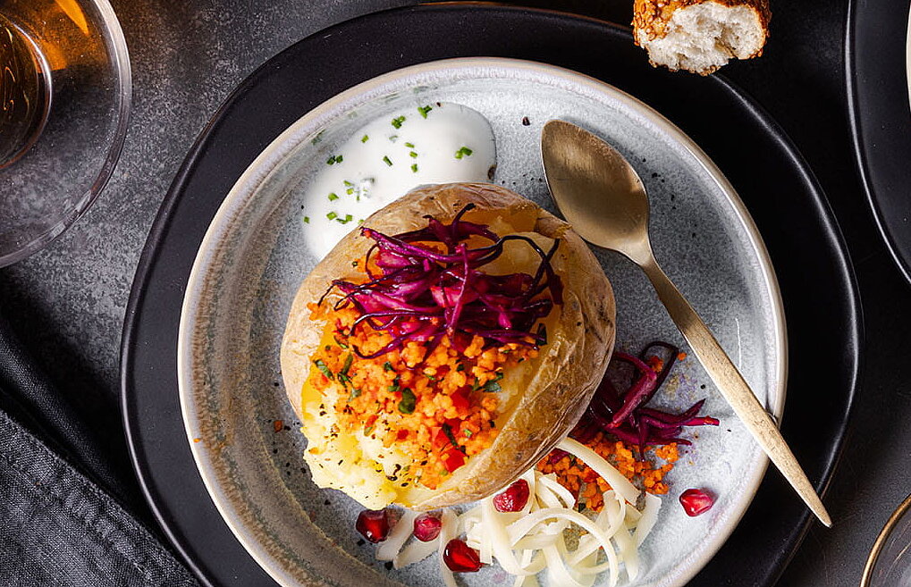 Gefüllte Kartoffeln (Kumpir)