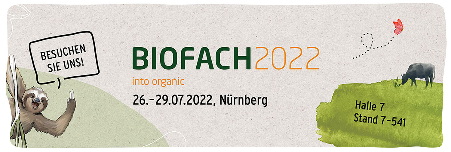 Biofach 2022 – wir kommen!