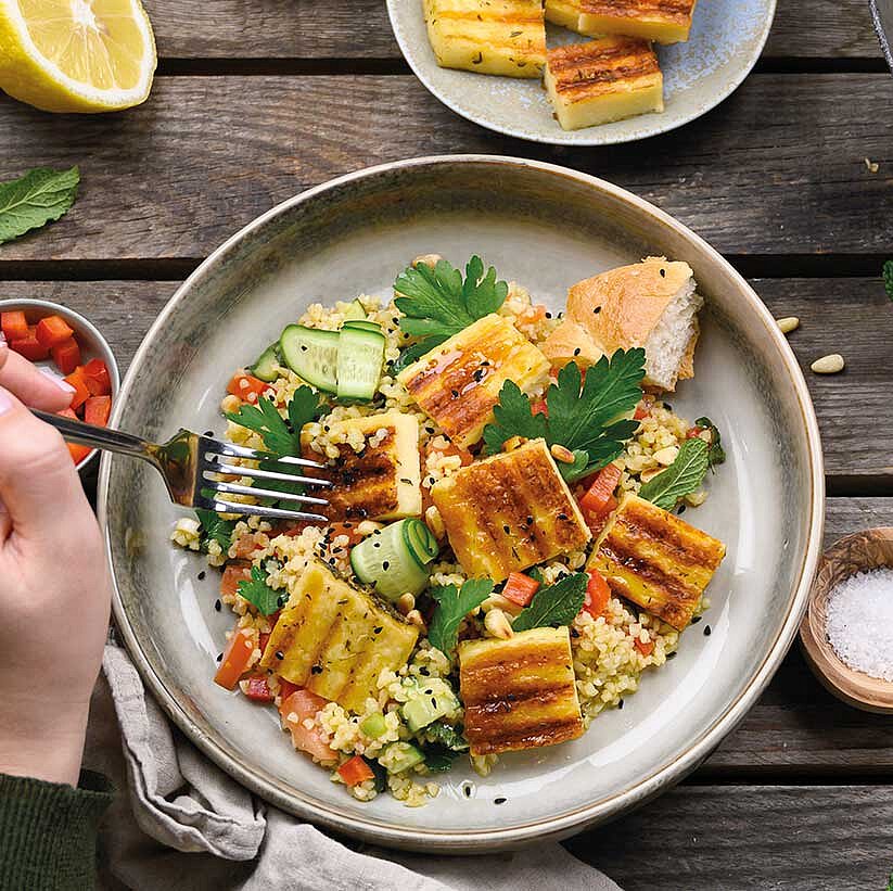 GAZİ Bio Grillkäse Tabouleh 
