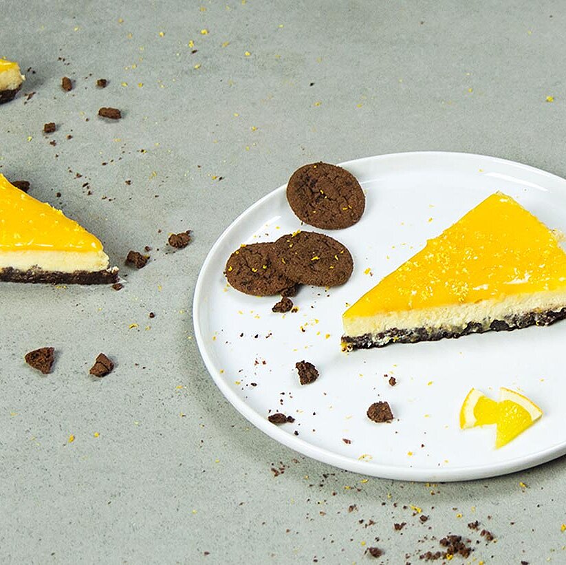 Schokokeks-Orangen-Käsekuchen