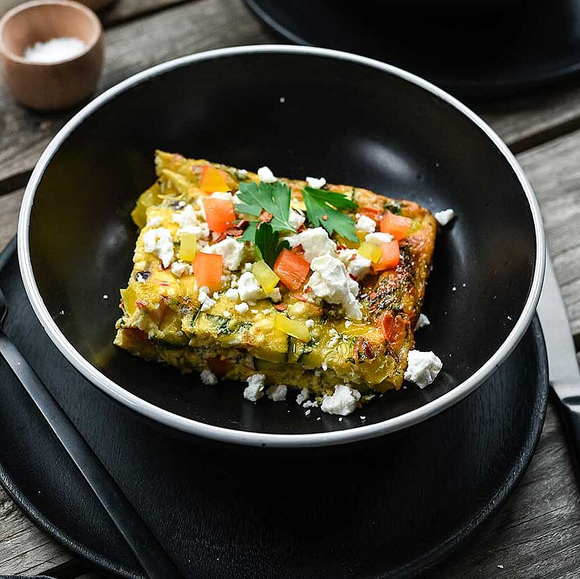 GAZİ Ziegenkäse Frittata