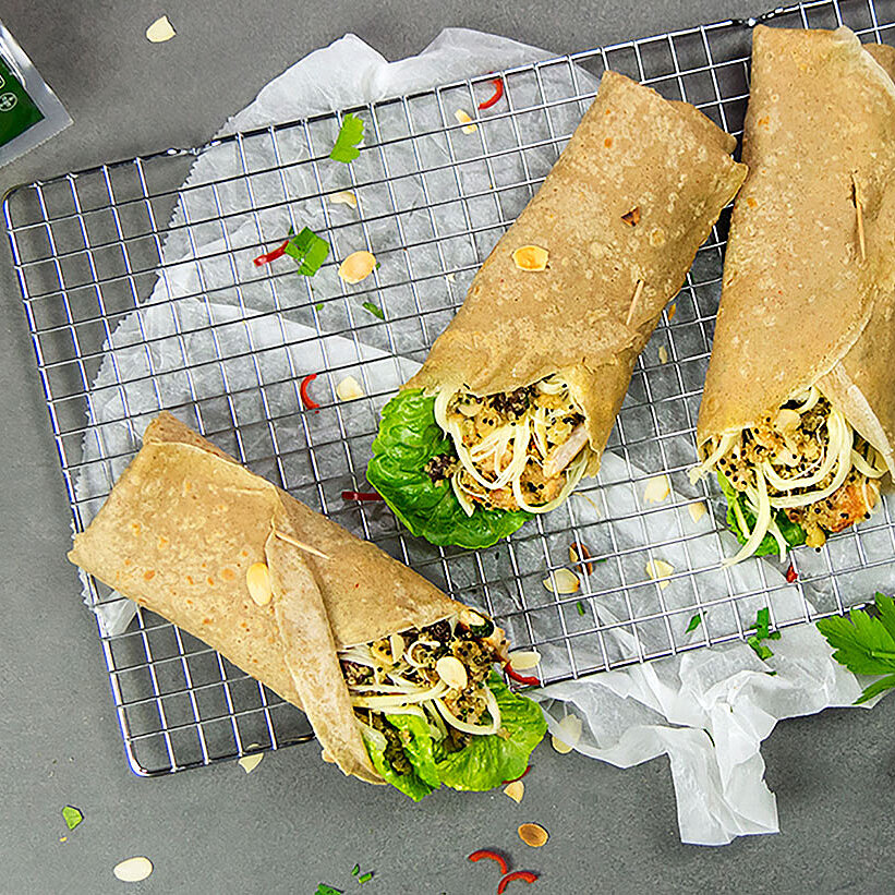 Zopfkäse Wraps 