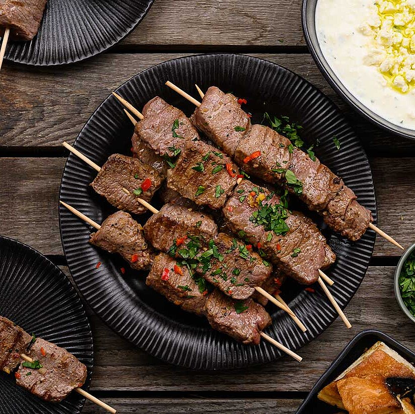 GAZİ Hirtenkäse Shish Kebab