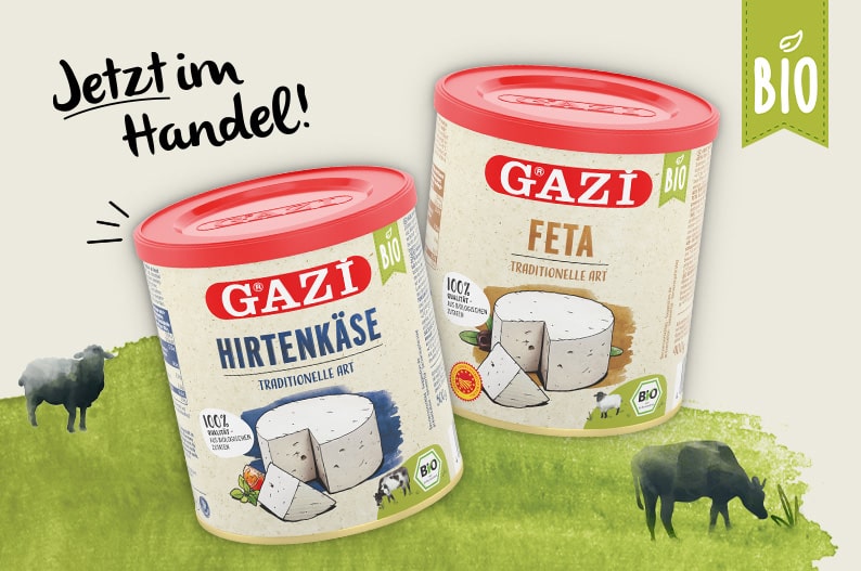 GAZİ Bio Weichkäse Dosen