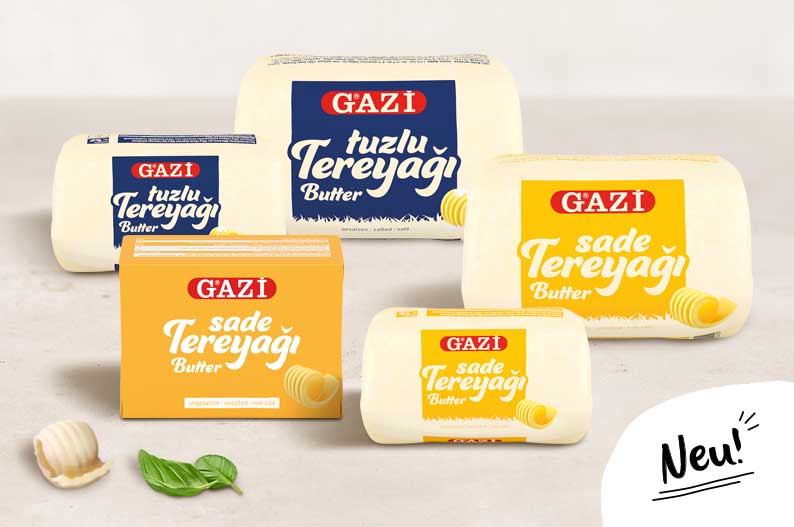 GAZİ Butter in neuem Look.
