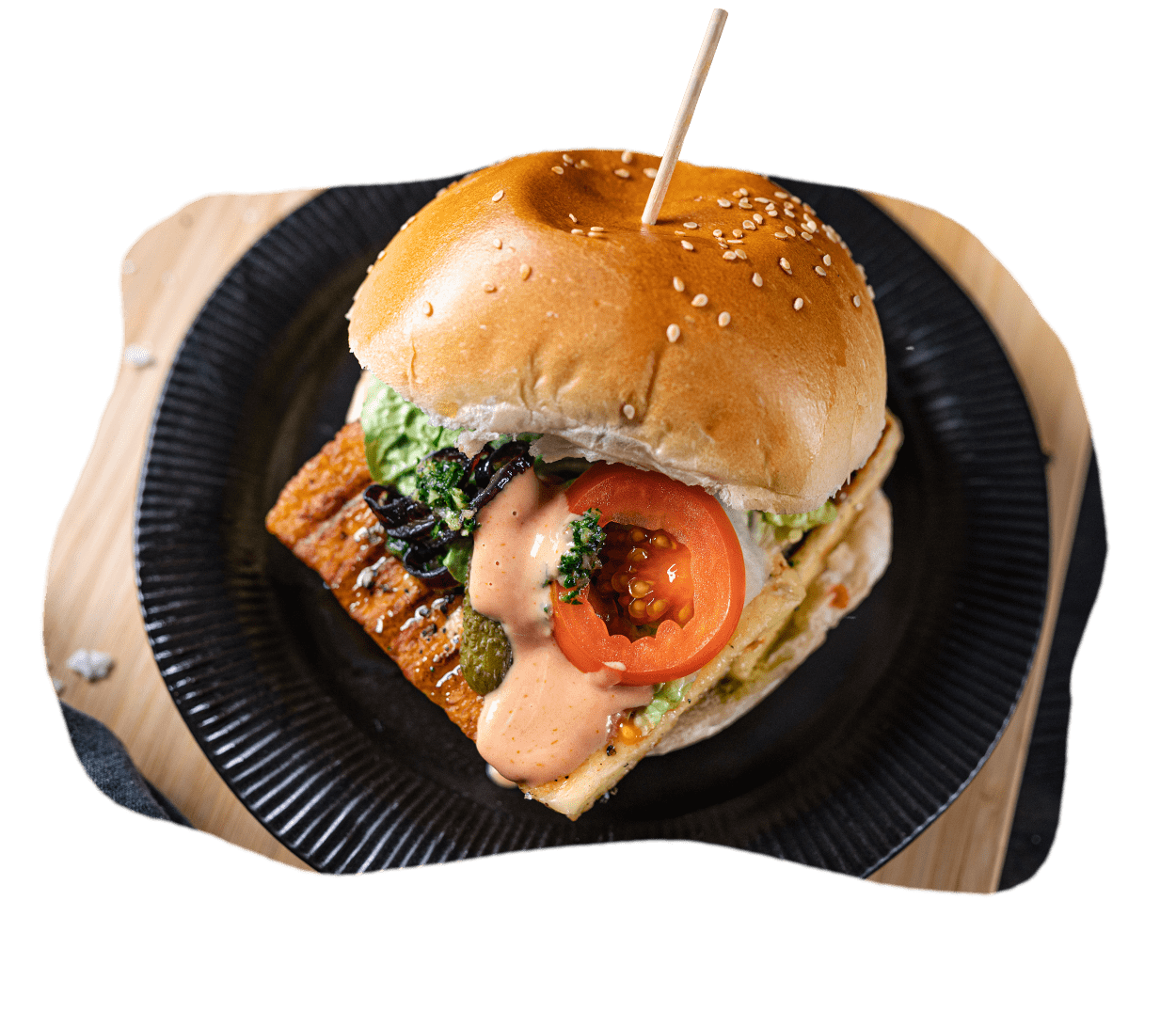 Grill- und Pfannenkäse Qualität Burger