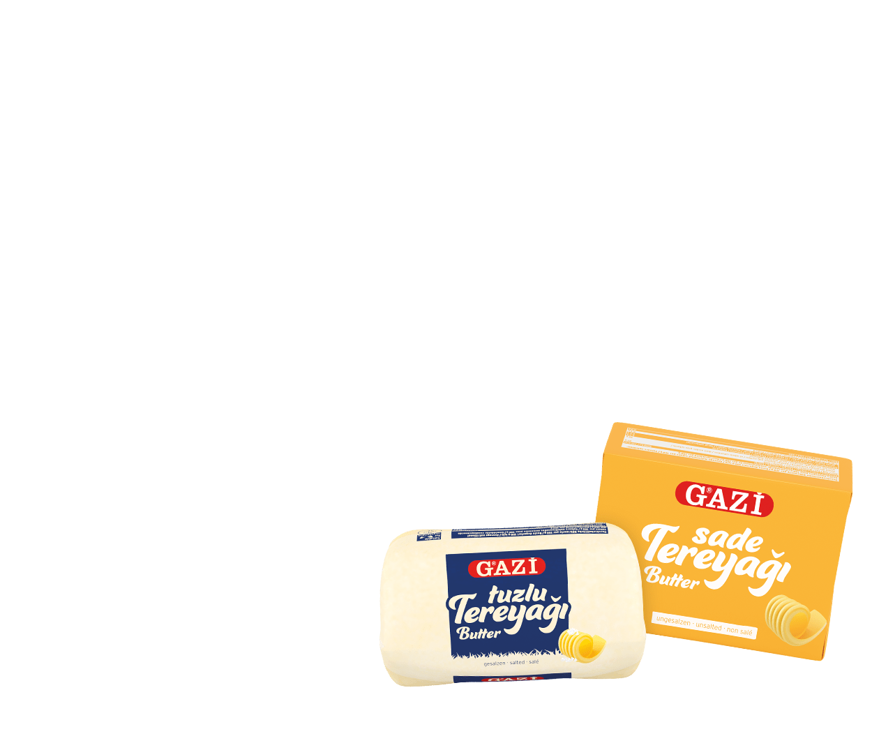 GAZİ Classic Milk Cream Butter Packagings