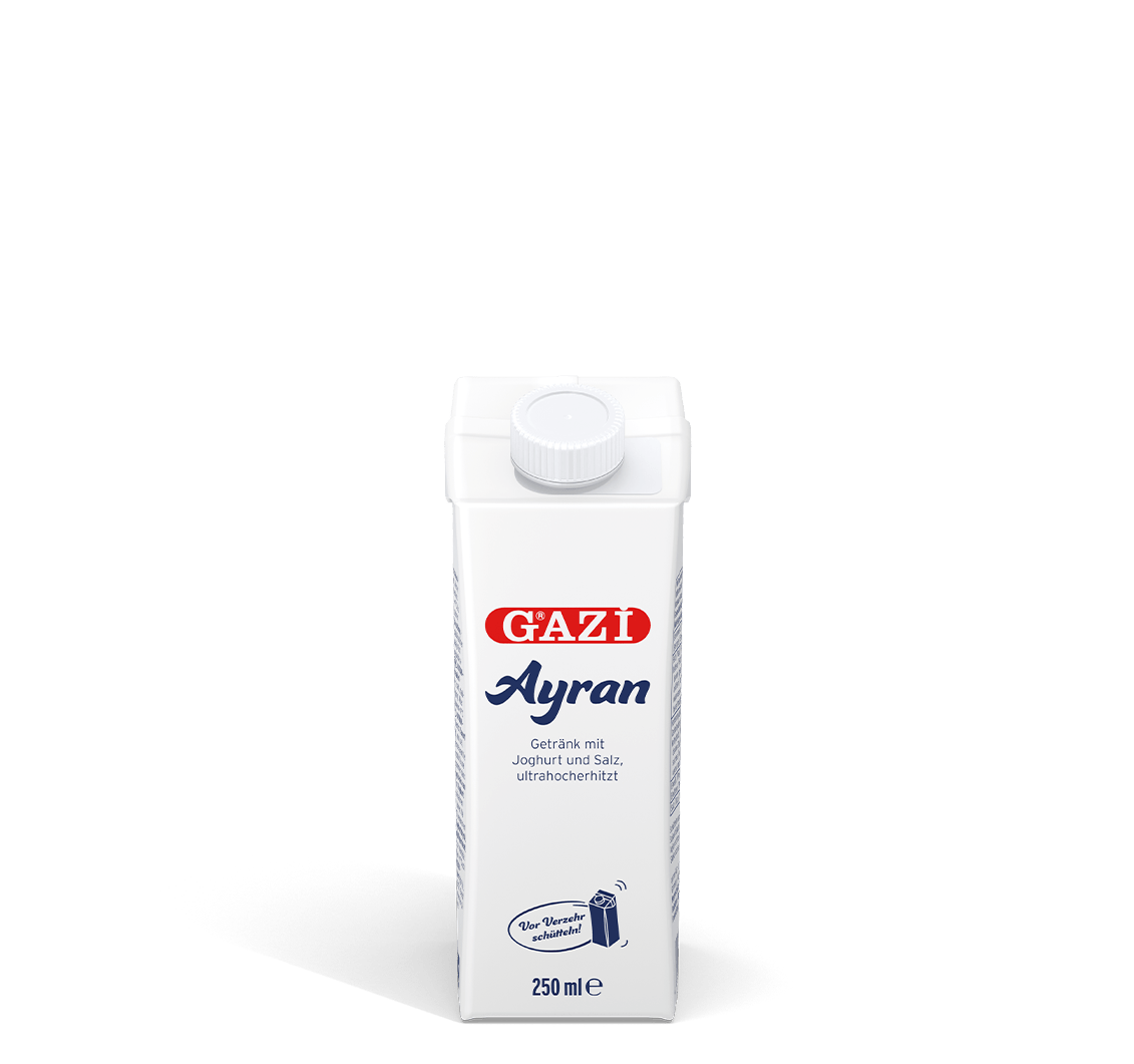 Ayran
Getränk mit Joghurt & Salz
250ml