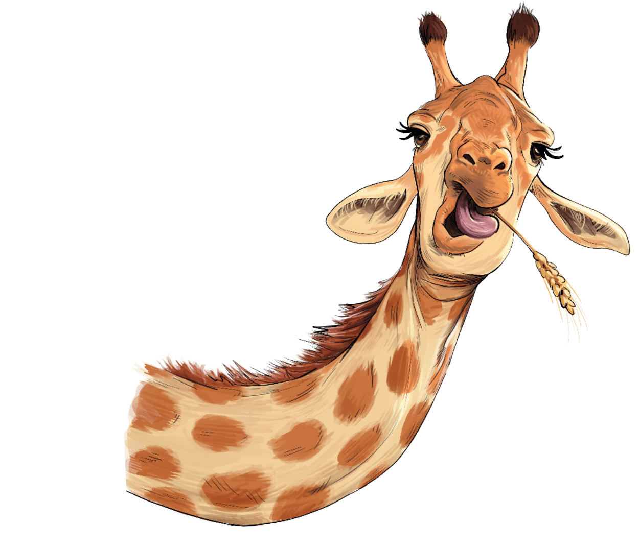 GAZi Vegan Giraffe Seitan gegrillt