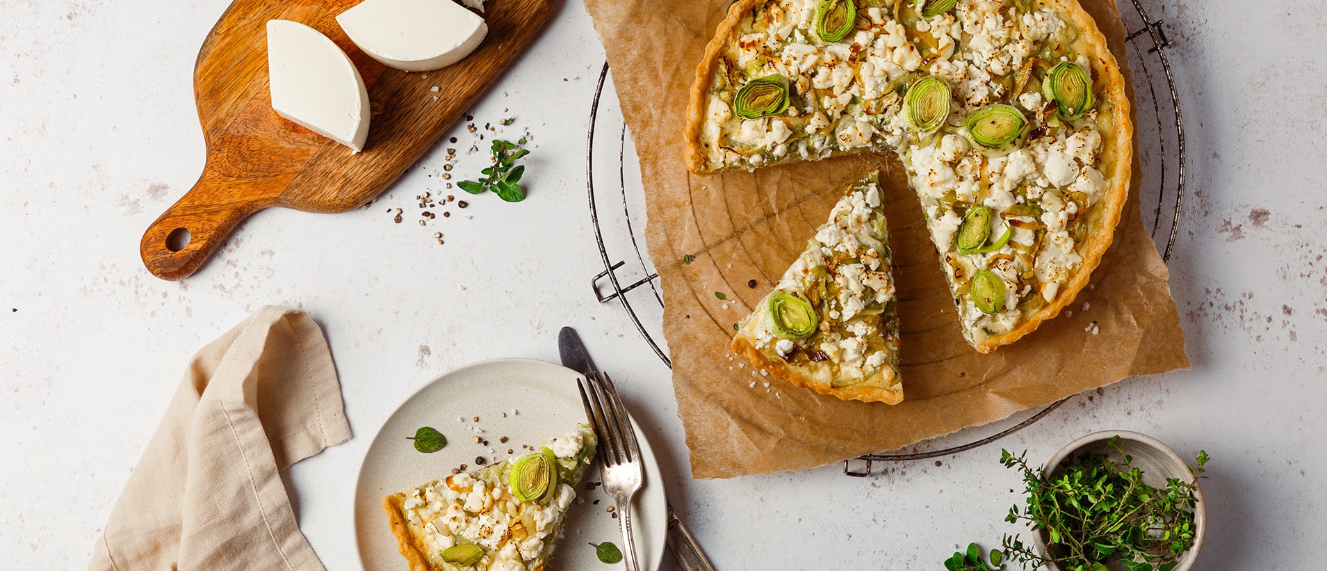 Lauch Quiche mit Yumuşak